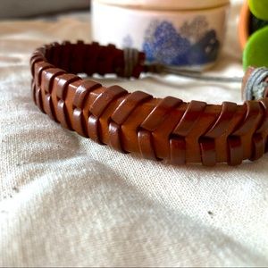 Unisex Leather Adjustable Bracelet